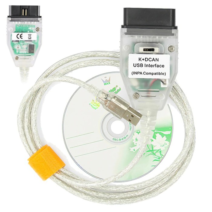 K+DCAN diagnostic cable for BMW