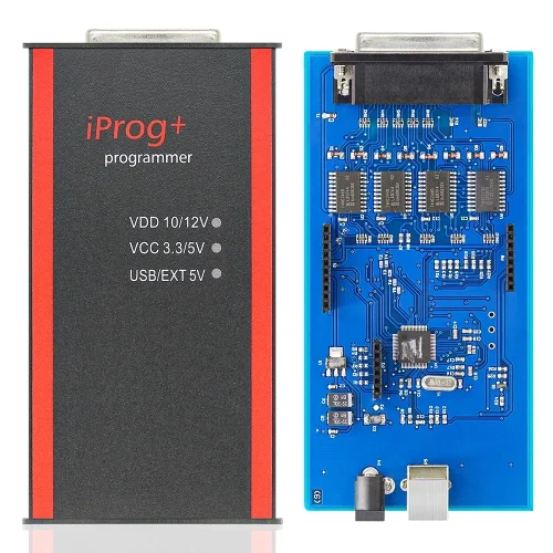 iPROG+ Iprog Pro Programmer V87 Support 2019 Year 3in1 IMMO Mileage Correction Airbag Reset