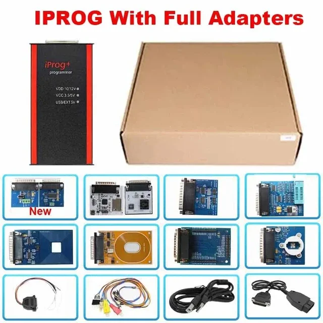 Iprog+ Pro full adapters