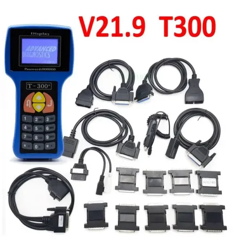 T300 Auto Key Programmer V23.9 Automotive Mechanical Tool Transponder Key Decoder