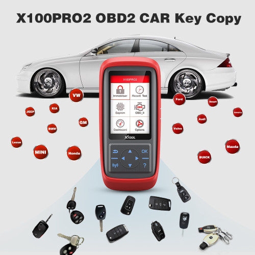 XTOOL X100 PRO2 Auto Key Programmer Reset ECM Immobilizer Car Diagnostic Mileage Correction