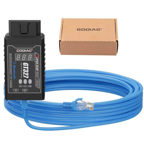 GODIAG GT327 SUPER DOIP ENET ELM327 v1.5 OBD II Scanner for iOS/Android/Windows Support Voltage Display