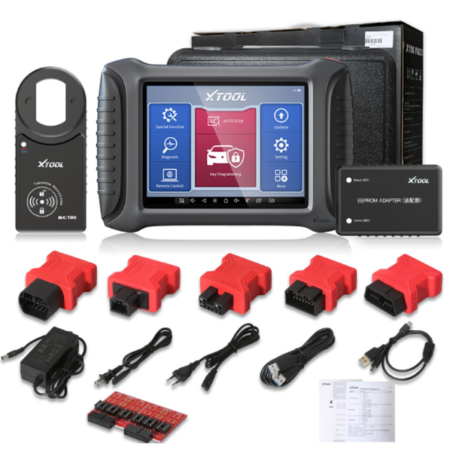 Original XTOOL X100 PAD3 PRO Auto Key Programmer OBD2 Car Diagnostic Tool Active Test Immobilizer With Kc100 Free Update Online