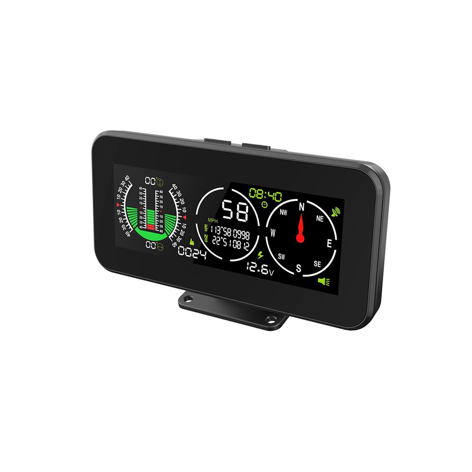 vehicle clinometer