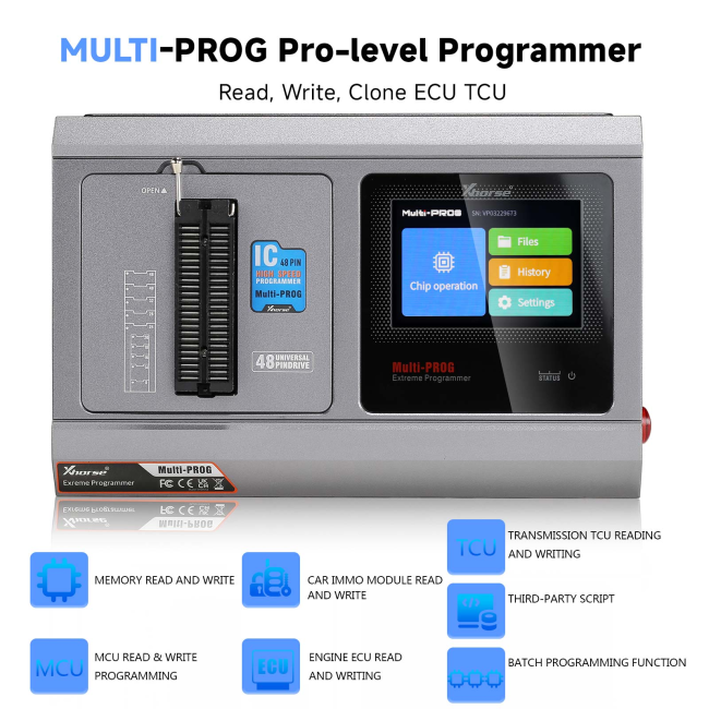 Xhorse Multi Prog Programmer The ECU Chip Tuning Tool for Automotive ECU/TCU Modifications