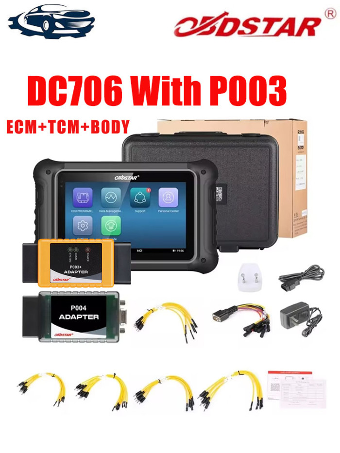 Original OBDSTAR DC706 ECU Tool Full Version for ECM /TCM/ BODY/Clone for Car and Motorcycle