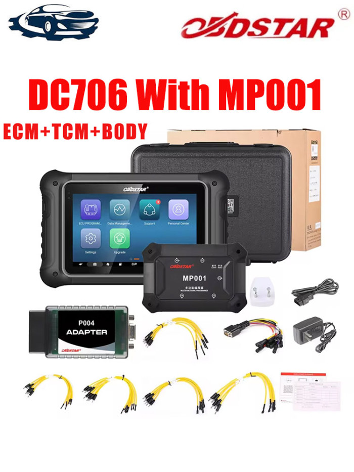Original OBDSTAR DC706 ECU Tool Full Version for ECM /TCM/ BODY/Clone for Car and Motorcycle