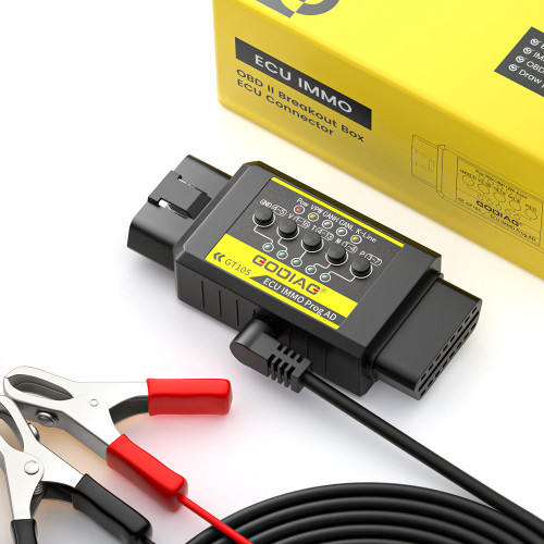 GODIAG GT105 ECU IMMO Prog Adapter OBD II Break Out Box ECU Connector