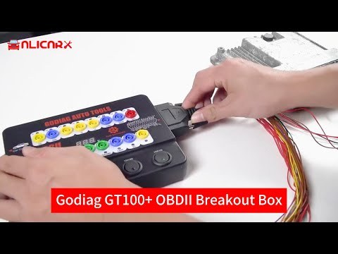 Godiag GT100+ OBDII Breakout Box ECU Connector ECM and PCM Programming