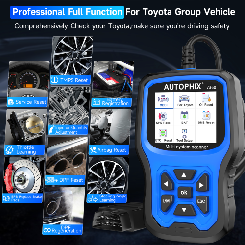AUTOPHIX 7360 OBD2 Automotive Scanner For Toyota All System Code Reader