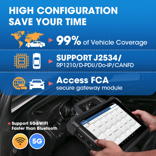 LAUNCH X431 PAD 7 VII PAD7 PADVII Car Diagnostic Tools J2534 Smartlink Automotive Scanner Auto Diagnost Online Programming OBD