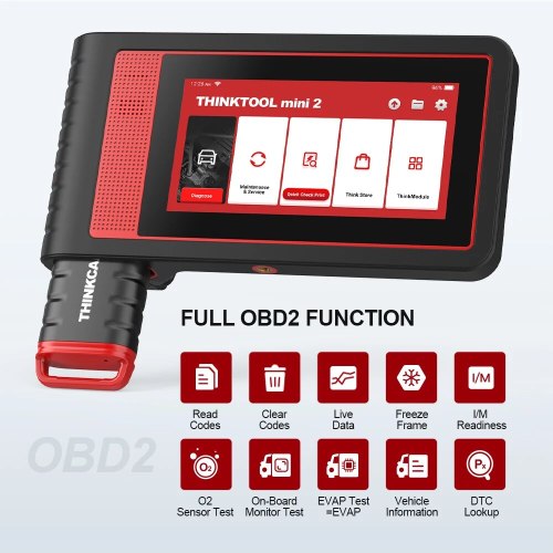 THINKCAR THINKTOOL MINI 2 Car Diagnostic Tool CANFD Full System 28 Reset Action Test