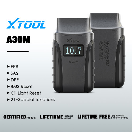 XTOOL Anyscan A30M OBD2 Scanner Supports Active Testing ABS Exhaust, Auto VIN