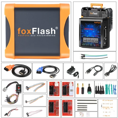FoxFlash Master Version Chip Tuning Tool ECU TCU Clone with OTB 1.0 Expansion Adapter
