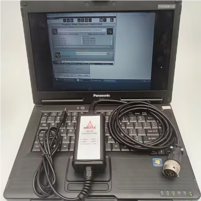Deutz Diagnostic Tool For Heavy duty Truck DeCOM SerDia software Support CAN K/L-Line