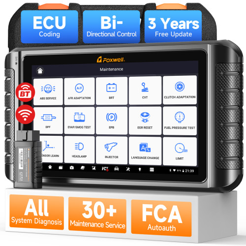Foxwell Nt1009 Scanner OBD2 Diagnosis Tools ECU Coding Bi-Directional Control Guided Functions