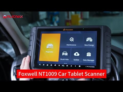 Foxwell Nt1009 Scanner OBD2 Diagnosis Tools ECU Coding Bi-Directional Control Guided Functions