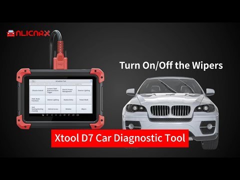 XTOOL D7 All System Car Diagnostic Tools Bidirectional Scanner ECU Coding Automotive Scanner 38+ Services Add CANFD Functions