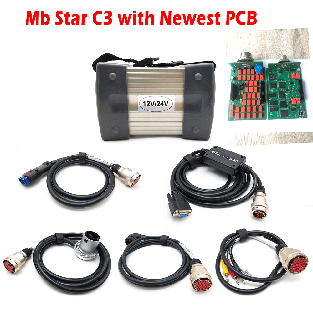 Benz diagnostic tool mb star c3 with newest PCB