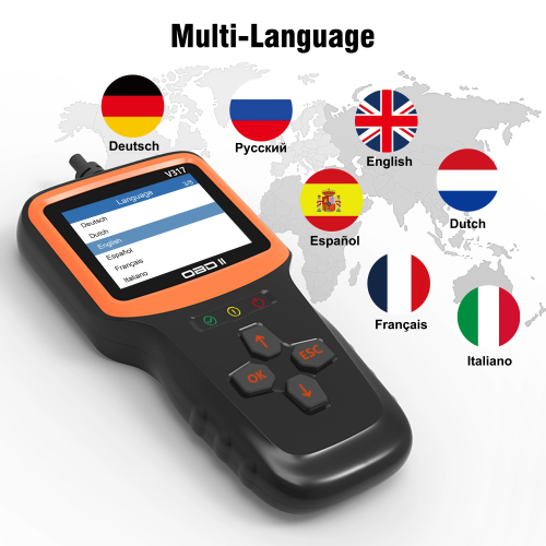 V317 OBD2 Scanner Mini Fault Diagnosis Instrument Handheld Detector