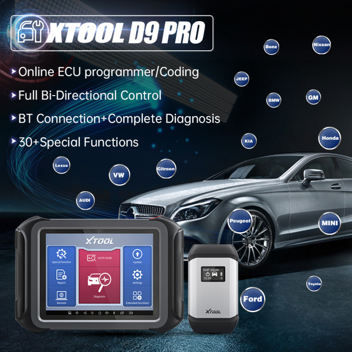 D9S PRO provides ECU programming capabilities