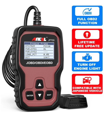 ANCEL JP700 OBD2 Scanner Engine Check Code Reader for JOBD EOBD
