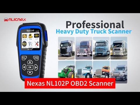 NEXAS NL102P Diesel Heavy Duty Truck Car Code Scan Reader DPF Regen Oil Reset for Volvo Iveco