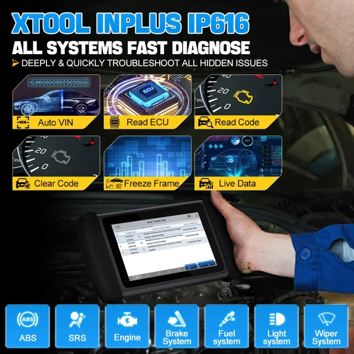 xtool inplus ip616 obd2 scanner