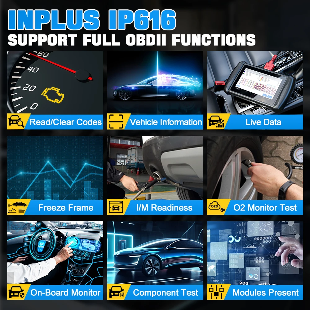 inplus ip616 support full obdii functions