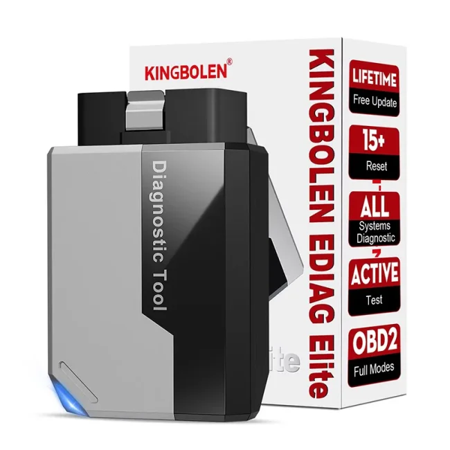Kingbolen Adiag Elite Full System OBD2 Code Reader with 15 Resets Auto VIN for All Cars