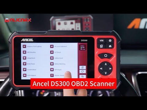 ANCEL DS300 OBD2 Automotive Scanner Bi-directional ECU Coding IMMO A/F Adjust