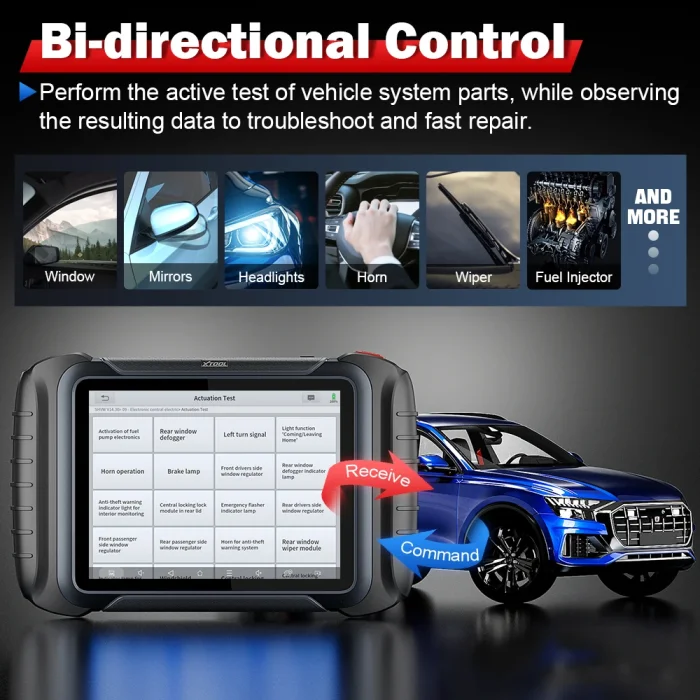 XTOOL D8S Online ECU Coding Car Diagnostic Scanner VAG Guided Topology Map ADAS Car Tools