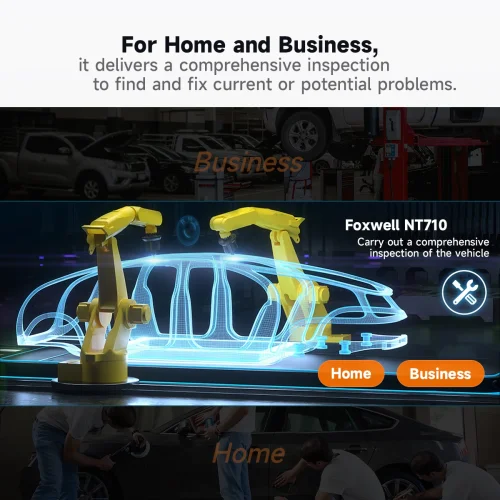 2025 Newest Foxwell NT710 All - in - One Car Scan Tool Lifetime Free Update