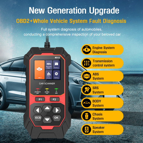 2025 Newest Comprehensive Mercedes Benz All Systems Scan Tool M312 Fault Code Read Clear