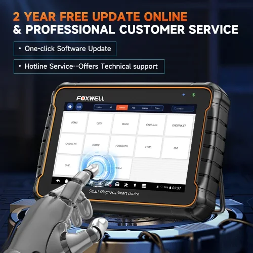 Foxwell GT60 OBD2 Automotive Scanner Full System Active Test Car Code Reader 24 Reset Service