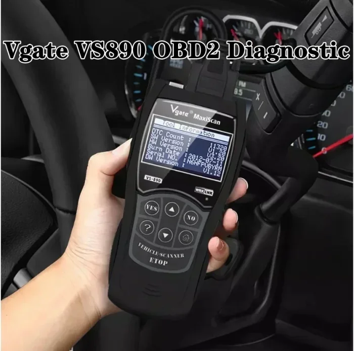 Newest Maxiscan Vgate VS890S OBD2 Diagnostic Scanner VS 890 CAN-BUS Car Code Reader