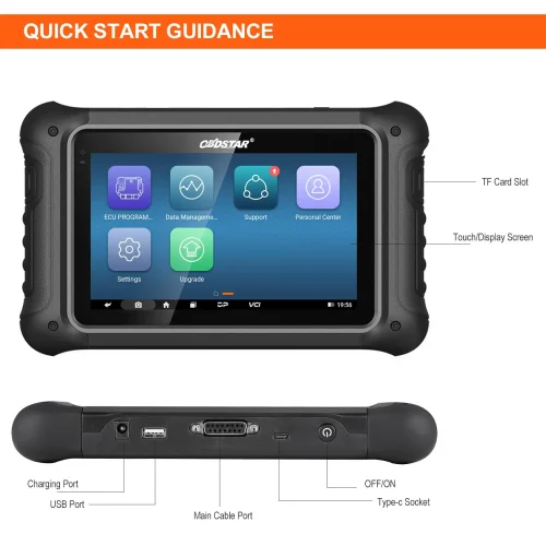 OBDSTAR DC706 ECU Programming Tool for Car and Motorcycle ECM & TCM & BODY Clone by OBD or BENCH