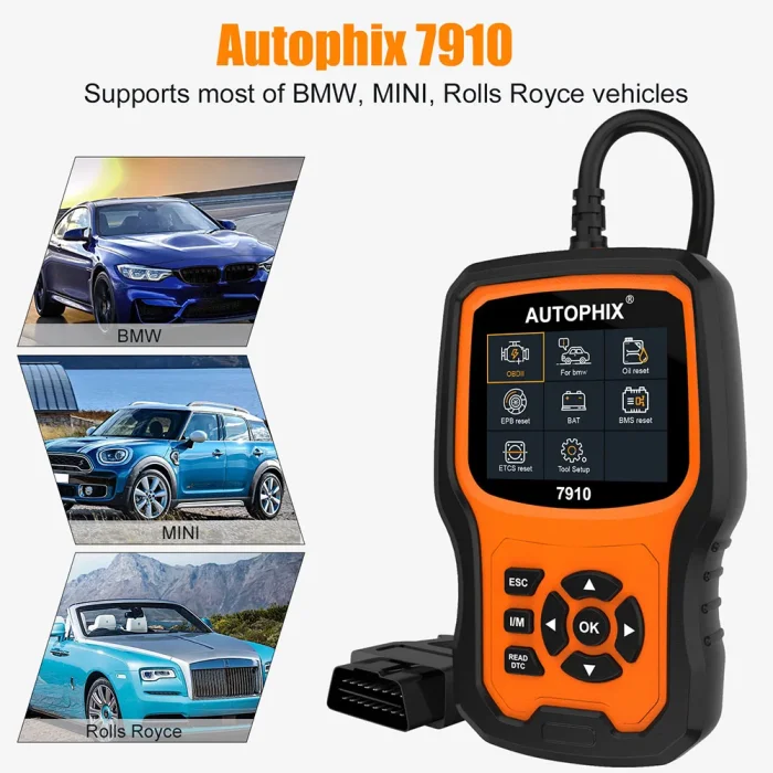 Autophix 7150 OBD2 Automotve Scanner Professional Code Reader EPB TPMS ETC Reset