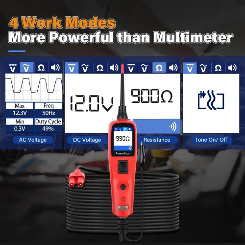 Autel PowerScan PS100 Auto Circuit Tester Diagnostic AVOmeter Test Tool