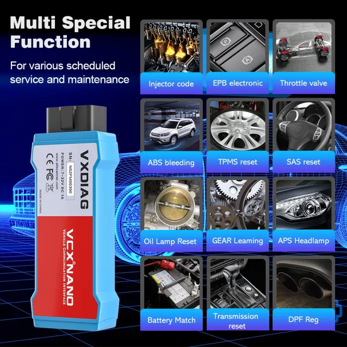 VXDIAG VCX NX500 OBD2 Scanner