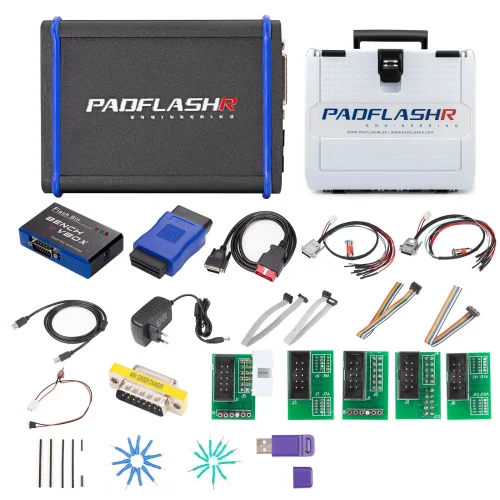 2025 PADFLASH ECU TCU Programmer Full Version with USB Dongle OBD Bench Boot Supports Checksum VR Files