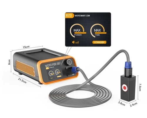 WOYO PDR007 HOTBOX Induction Heater Auto Body Paintless Puller Kits with Repair Handle