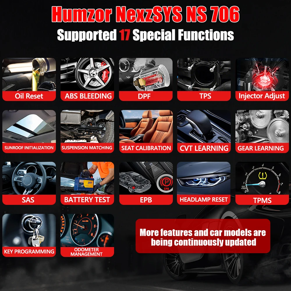 HumzOr NeXZSYS MS 706 Supported 17 Snecial Functions