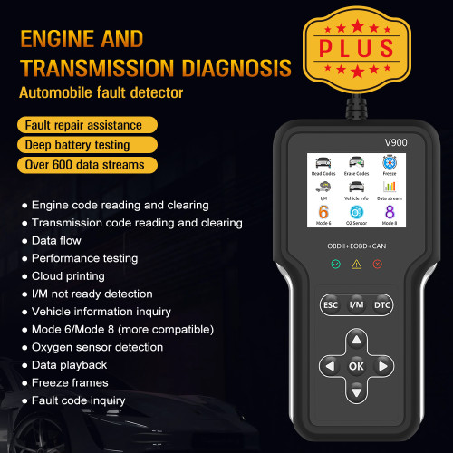 ALicar V900 OBD2 Scanner: Professional Car Diagnostic Code Reader for Comprehensive Vehicle Analysis