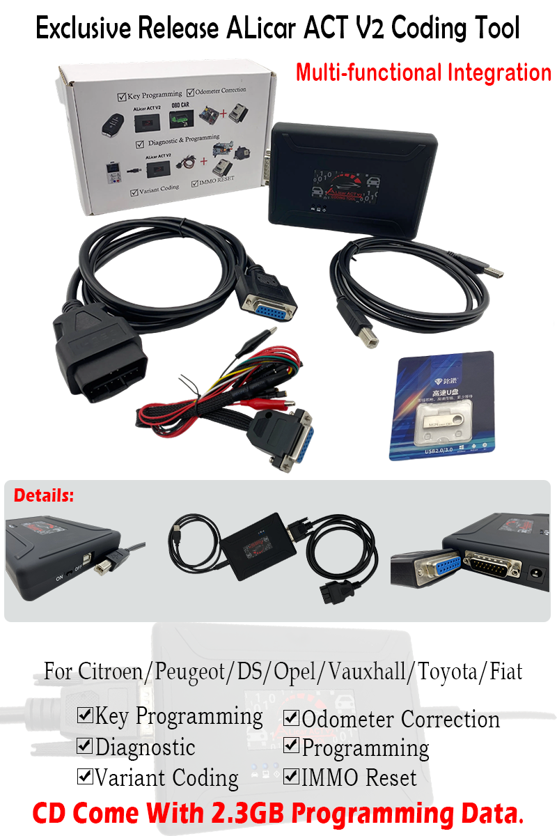 alicar act v2 car coding tool