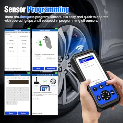 ALi30 TPMS Programming Tool With 4pcs TP-Sensors Activate  Diagnostic Car Tires
