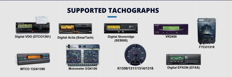 CD400 Tachograph Programmer support tachographs