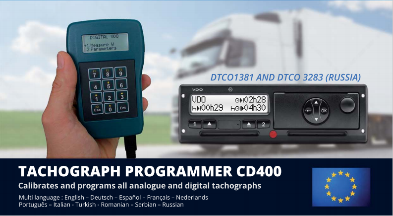 CD400 Tachograph Programmer Tool 