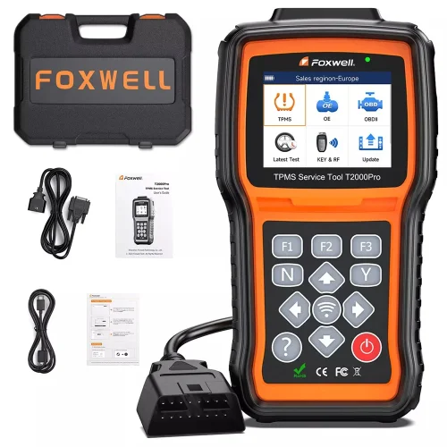 FOXWELL T2000 PRO Auto Tire Pressure TPMS Relearn Activate Sensors Programming Tool