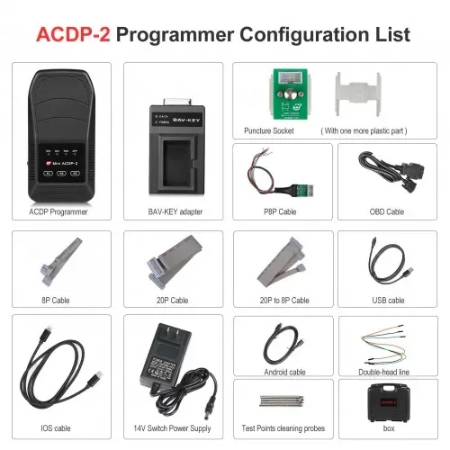 Yanhua Mini ACDP2 Key Programming ACDP-2 Master Basic Module Supports USB and Wireless Connection